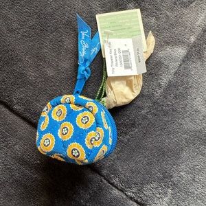 Vera Bradley Tiny Traveler Key Fob Riviera Blue